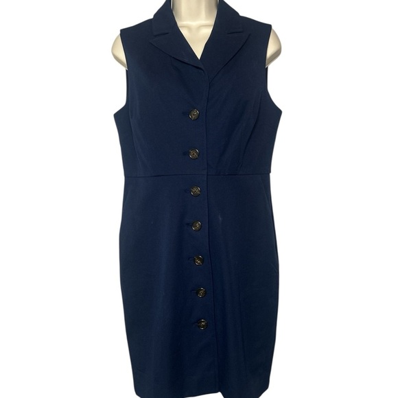 J. Crew Dresses & Skirts - J. Crew NWT Navy Button-Front Blazer Dress Sz 10P